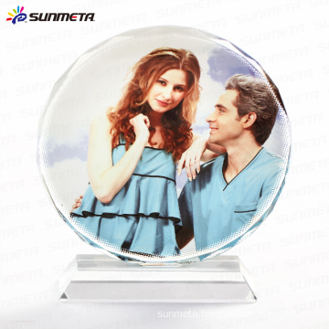 sublimation crystal photo BSJ03A DIA 150mm Sunflower